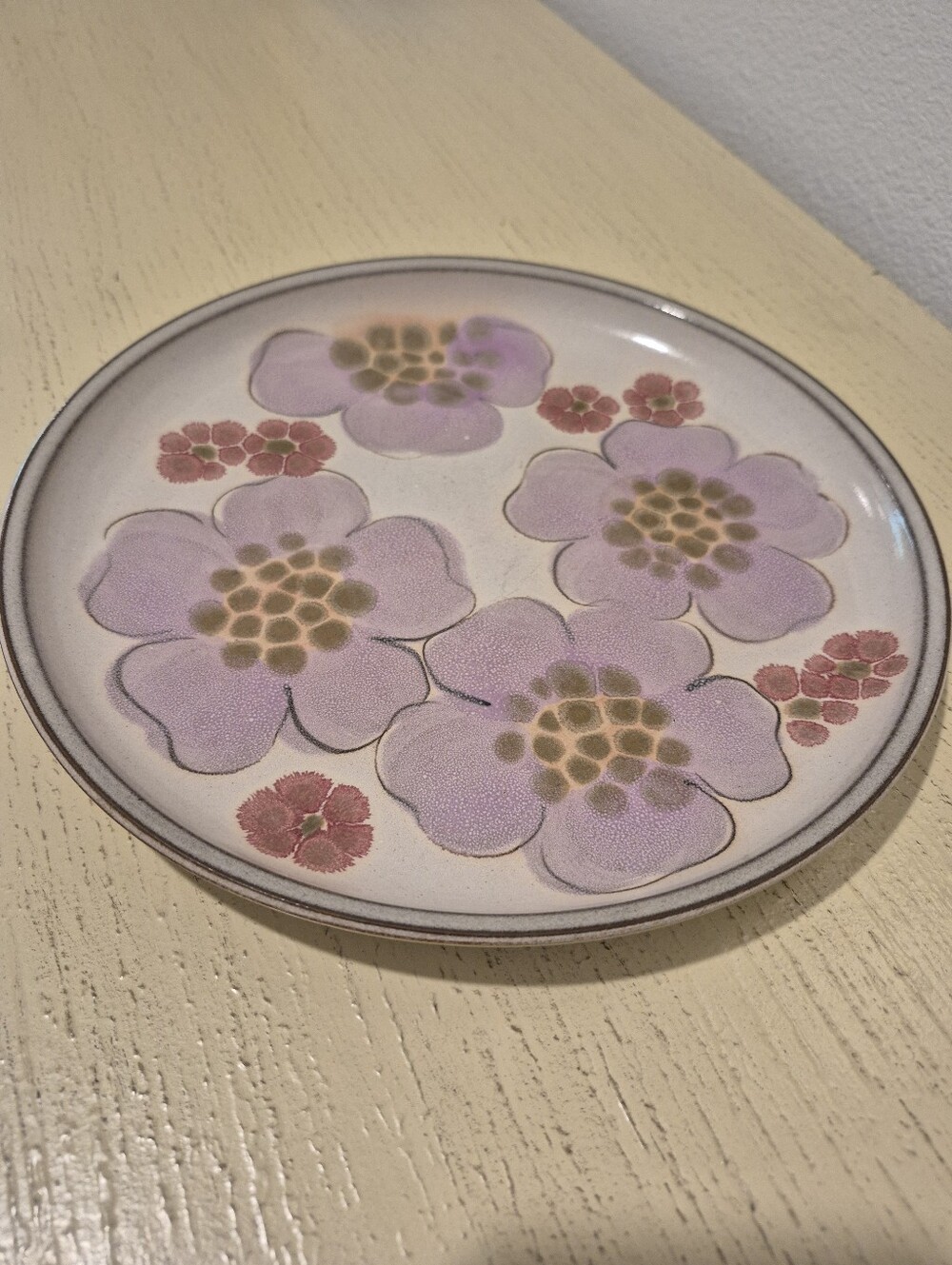 Denby England Gypsy 10"  Stoneware Dinner Plate Vintage 1970s - 1980s EUC